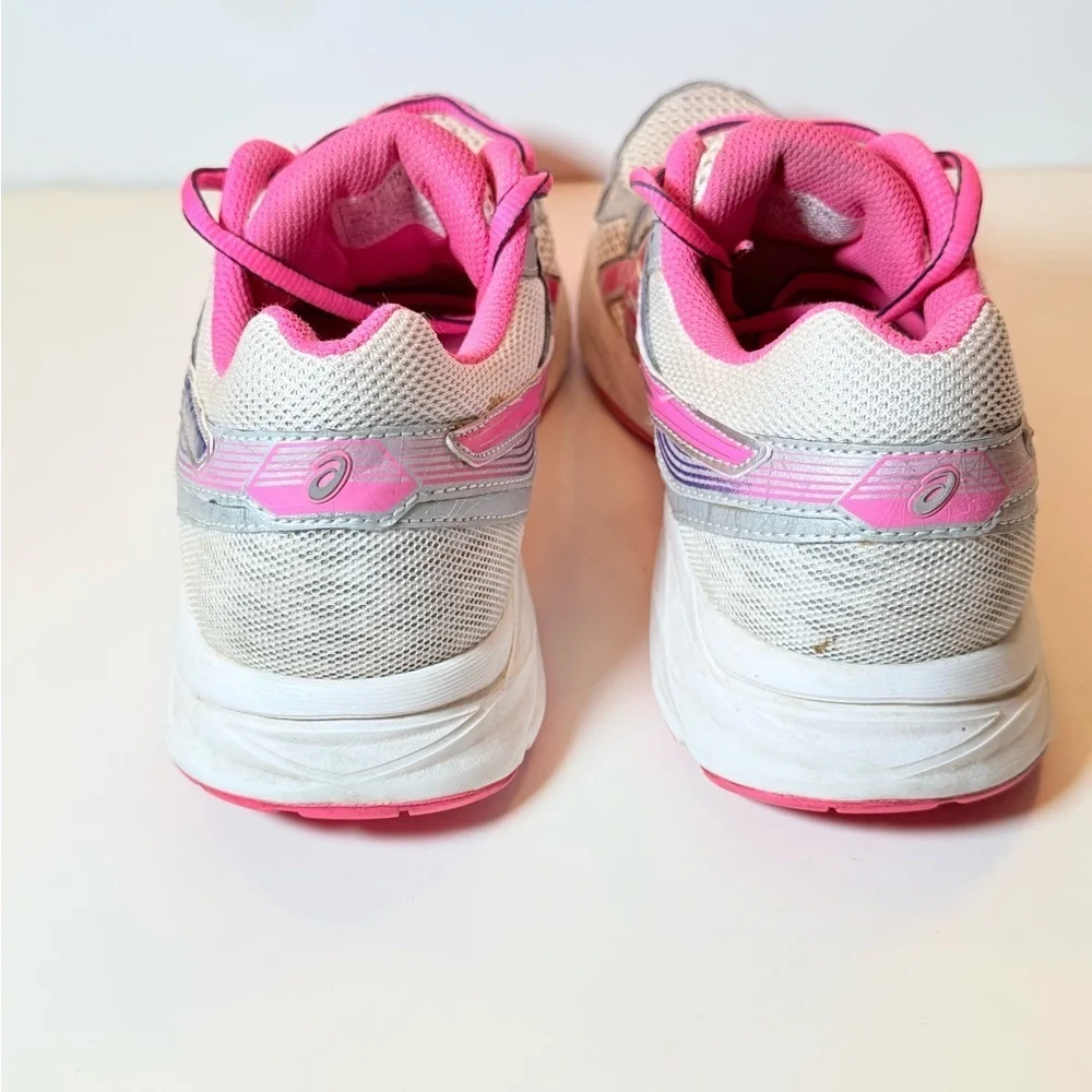 ASICS Women's Pink and Silver Athletic Shoes Sz 8.5